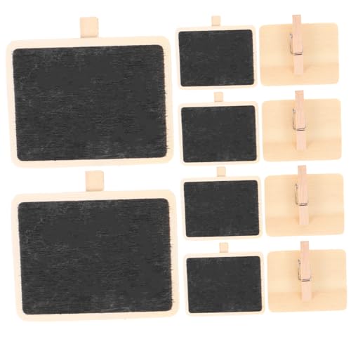 HAPINARY 10 Stück Teiliges Mini Holzklammern mit Kleiner Schiefertafel Kreative Memo Clips zum Beschriften für Fotos Notizen und Botschaften im Büro und Zuhause HAPINARY 10 Stück Teiliges Mini Holzklammern mit Kleiner Schiefertafel Kreative Memo Clips zum Beschriften für Fotos Notizen und Botschaften im Büro und Zuhause von HAPINARY