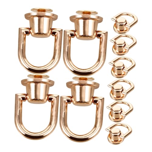 HAPINARY 10 Stück Teiliges Nieten D Ringe Drehbar Metall Taschenringe für DIY Geldbörse Rucksack Handtasche Zubehör Robuste Handwerksringe HAPINARY 10 Stück Teiliges Nieten D Ringe Drehbar Metall Taschenringe für DIY Geldbörse Rucksack Handtasche Zubehör Robuste Handwerksringe von HAPINARY