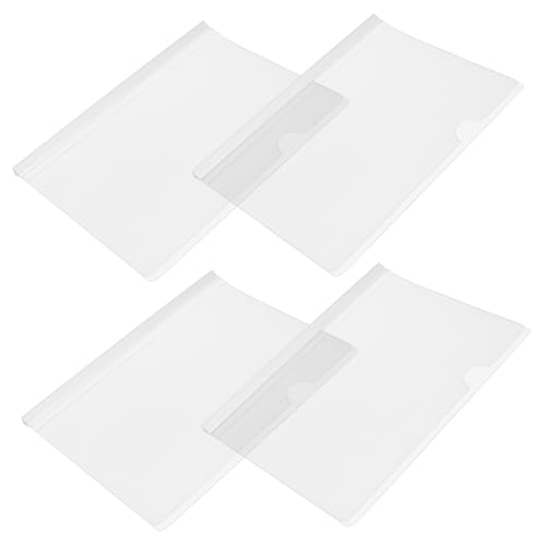 HAPINARY 10 Stück Teiliges Ordner mit Schiebestangen Papierablage für Schule und Büro Praktische Dokumentenhüllen für Wichtige Unterlagen Transparentes Design für Einfache Klassifizierung von HAPINARY