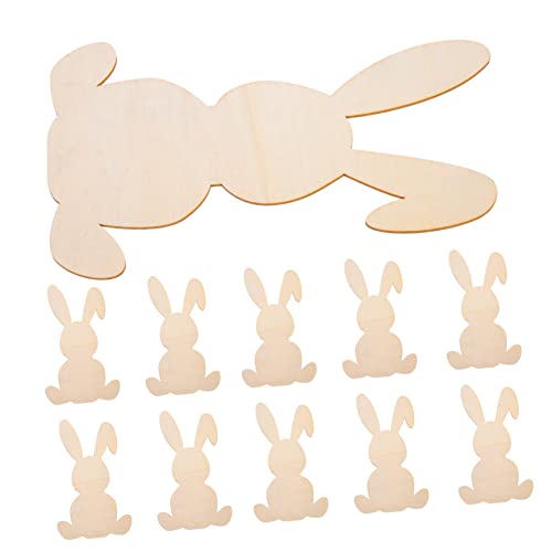 HAPINARY 10 Stück Teiliges Osterhasen Holzscheiben Naturbelassen zum Bemalen und Basteln Blanke Holzstücke für DIY Dekoration Sichere Holzverzierungen für und Frühlingsdeko HAPINARY 10 Stück Teiliges Osterhasen Holzscheiben Naturbelassen zum Bemalen und Basteln Blanke Holzstücke für DIY Dekoration Sichere Holzverzierungen für und Frühlingsdeko von HAPINARY