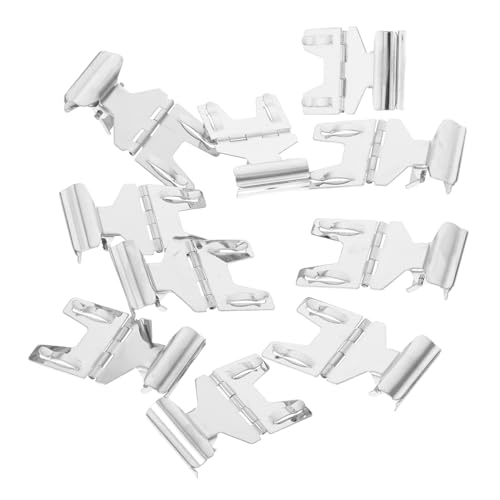 HAPINARY 10 Stück Teiliges Preisschildhalter aus Edelstahl Verstellbare Metall Clips für Preisschilder und Etiketten Vielseitig Einsetzbar in Bäckerei Supermarkt und Einzelhandel Einfache HAPINARY 10 Stück Teiliges Preisschildhalter aus Edelstahl Verstellbare Metall Clips für Preisschilder und Etiketten Vielseitig Einsetzbar in Bäckerei Supermarkt und Einzelhandel Einfache von HAPINARY