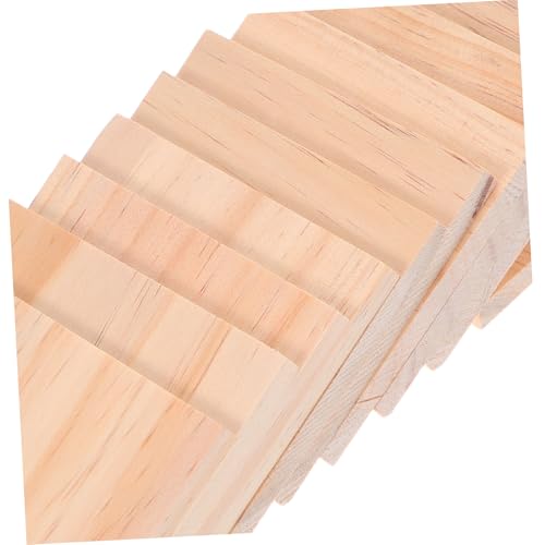 HAPINARY 10 Stück Teiliges Quadratische Holzplatten Naturbelassen Glatte Oberfläche für DIY Holzkunst Schnitzen Gravieren Holzbrand Vielseitig für Kreative Handwerksprojekte HAPINARY 10 Stück Teiliges Quadratische Holzplatten Naturbelassen Glatte Oberfläche für DIY Holzkunst Schnitzen Gravieren Holzbrand Vielseitig für Kreative Handwerksprojekte von HAPINARY