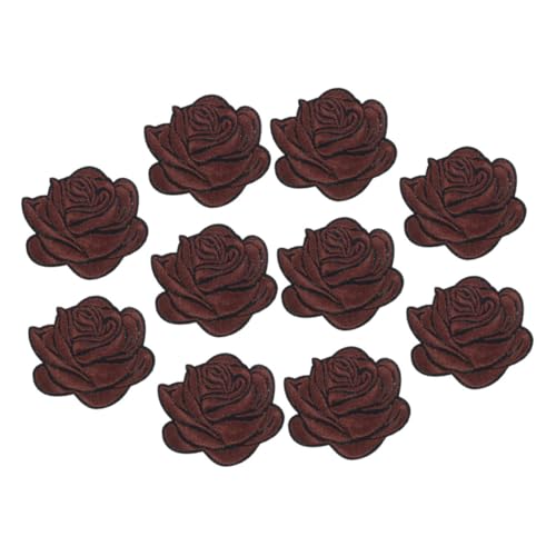HAPINARY 10 Stück Teiliges Rosen Stickerei Bügelapplikationen Blumenmotive zum Aufbügeln für Kleidung Rucksäcke Jacken und Taschen Einfach zu Befestigen Diy Textilpatches HAPINARY 10 Stück Teiliges Rosen Stickerei Bügelapplikationen Blumenmotive zum Aufbügeln für Kleidung Rucksäcke Jacken und Taschen Einfach zu Befestigen Diy Textilpatches von HAPINARY