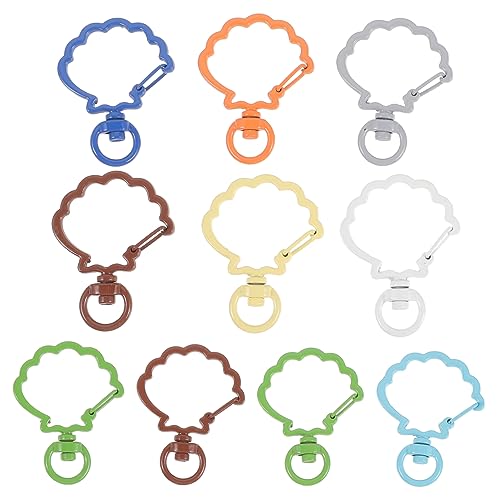HAPINARY 10 Stück Teiliges Rotierbare Metallringe für Handtaschen DIY Zubehör für Schlüssel Geldbörsen Gürtel und Schuh Accessoires Langlebig und Praktisch von HAPINARY