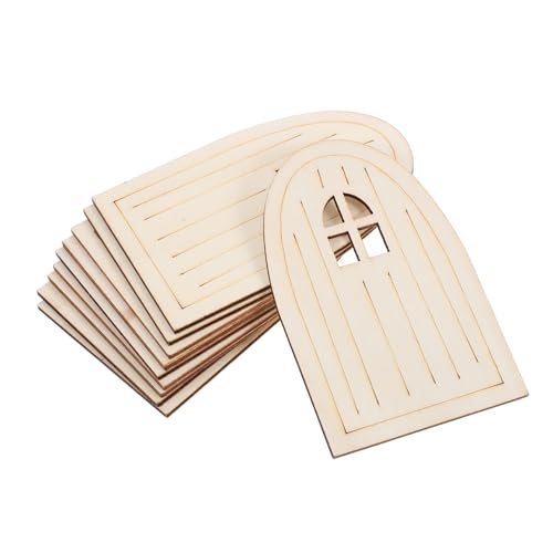 HAPINARY 10 Stück Teiliges Set Unbemalter für DIY basteln Kreative Feentüren aus Holz Vielseitige Dekoration für Feengärten Klassenzimmer und Weihnachtsfeiern Langlebig und Individuell HAPINARY 10 Stück Teiliges Set Unbemalter für DIY basteln Kreative Feentüren aus Holz Vielseitige Dekoration für Feengärten Klassenzimmer und Weihnachtsfeiern Langlebig und Individuell von HAPINARY