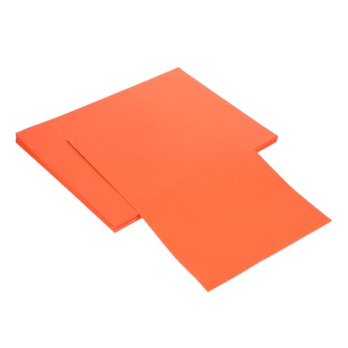 HAPINARY 100 Blatt Farbiges Kopierpapier Orange Origami Papier M² Glatte Oberfläche für Diy Kunst Basteln Scrapbooking Schule Büro Projekte Drucker Geeignet von HAPINARY
