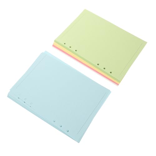 HAPINARY 100 Blatt Liniertes Nachfüllpapier Farben Gelocht Nachfüllbare für Planer Ringbuch Planereinlagen und Journal Nachfüllungen HAPINARY 100 Blatt Liniertes Nachfüllpapier Farben Gelocht Nachfüllbare für Planer Ringbuch Planereinlagen und Journal Nachfüllungen von HAPINARY