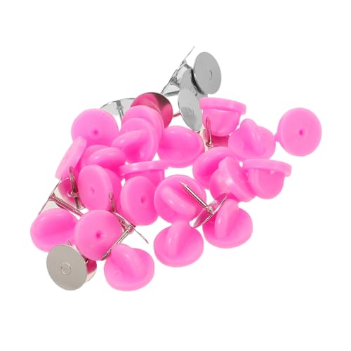 HAPINARY 100 Satz Pin Backs mit Flachem Kopf und Rosa Gummikappen Ersatz für Anstecknadeln Installieren Vielseitig Kompatibel für DIY Schmuckherstellung und Bastelbedarf HAPINARY 100 Satz Pin Backs mit Flachem Kopf und Rosa Gummikappen Ersatz für Anstecknadeln Installieren Vielseitig Kompatibel für DIY Schmuckherstellung und Bastelbedarf von HAPINARY