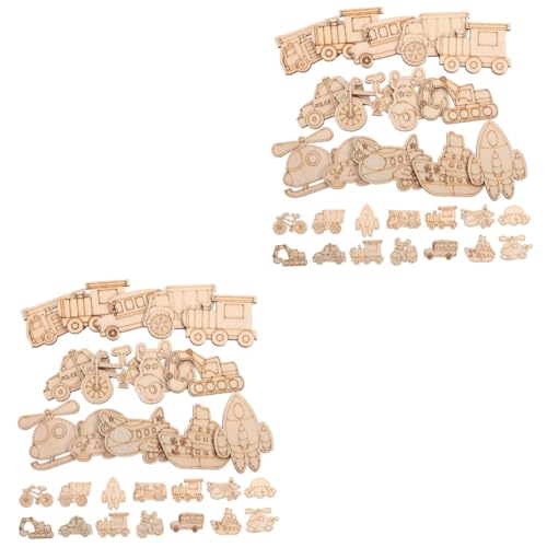 HAPINARY 100 Stck. Unfertige Holzschnittmuster Fahrzeugform Holzscheiben DIY Bastelbedarf Gemischter Stil Projekte und Personalisierte HAPINARY 100 Stck. Unfertige Holzschnittmuster Fahrzeugform Holzscheiben DIY Bastelbedarf Gemischter Stil Projekte und Personalisierte von HAPINARY