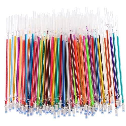 HAPINARY 100 Stück Bunte Gelstift Nachfüllminen Kugelschreiber Mine mit Premium für Glattes Schreiben Geeignet für Standard Gelstifte Vielseitig für Schule Büro und Basteln HAPINARY 100 Stück Bunte Gelstift Nachfüllminen Kugelschreiber Mine mit Premium für Glattes Schreiben Geeignet für Standard Gelstifte Vielseitig für Schule Büro und Basteln von HAPINARY