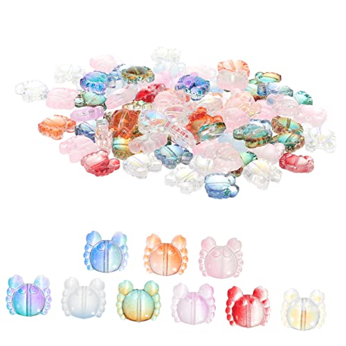 HAPINARY 100 Stück DIY Bastelperlen, Armbänder, DIY Perlen, Armband, DIY Perlen, Abstandsperlen Für Armbänder, Crackle Perlen Zur Schmuckherstellung, Glasperlen Zum Selbermachen, HAPINARY 100 Stück DIY Bastelperlen, Armbänder, DIY Perlen, Armband, DIY Perlen, Abstandsperlen Für Armbänder, Crackle Perlen Zur Schmuckherstellung, Glasperlen Zum Selbermachen, von HAPINARY