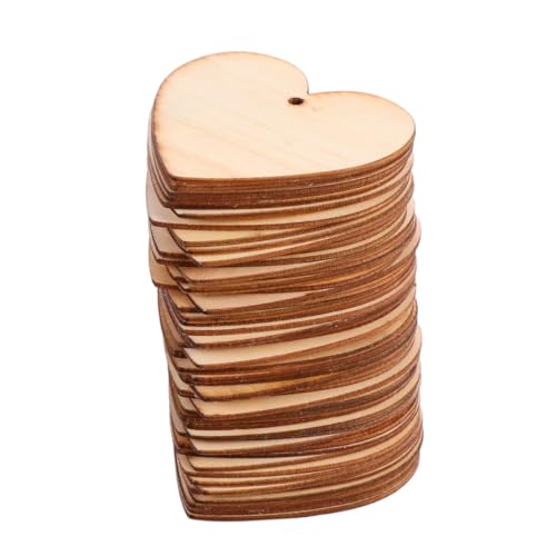HAPINARY 100 Stück Dekorationen mit Loch Glatte Unbehandelte Holzscheiben für DIY Basteln und Bemalen Umweltfreundliche Holzplatten für Gravur und Kreative Handwerksprojekte HAPINARY 100 Stück Dekorationen mit Loch Glatte Unbehandelte Holzscheiben für DIY Basteln und Bemalen Umweltfreundliche Holzplatten für Gravur und Kreative Handwerksprojekte von HAPINARY