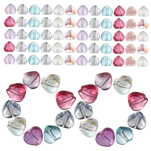 HAPINARY 100 Stück Gemischte Herz Spacer Glasperlen DIY Schmuckmaterial für Armbänder Lose Bastelperlen für Handarbeiten Dekorative Perlen HAPINARY 100 Stück Gemischte Herz Spacer Glasperlen DIY Schmuckmaterial für Armbänder Lose Bastelperlen für Handarbeiten Dekorative Perlen von HAPINARY