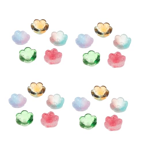 HAPINARY 100 Stück Glas Glockenblumen-perlen mit Farbverlauf Haltbare Transparente Glasperlen für DIY Schmuckherstellung Blumige Charms für Armbänder Halsketten Ohrringe Handgefertigte HAPINARY 100 Stück Glas Glockenblumen-perlen mit Farbverlauf Haltbare Transparente Glasperlen für DIY Schmuckherstellung Blumige Charms für Armbänder Halsketten Ohrringe Handgefertigte von HAPINARY