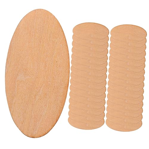 HAPINARY 100 Stück Holzanhänger, Holzbastelbedarf, Holzdekorationen, Tischdekorationen, Unbehandelte Holztafeln, Holzausschnittscheiben, Holzausschnitte, Unbehandelte Holzspäne, Hängende HAPINARY 100 Stück Holzanhänger, Holzbastelbedarf, Holzdekorationen, Tischdekorationen, Unbehandelte Holztafeln, Holzausschnittscheiben, Holzausschnitte, Unbehandelte Holzspäne, Hängende von HAPINARY