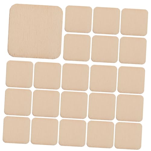 HAPINARY 100 Stück Holzspäne, Pappelbrett, Holzscheiben, Kleine Holzquadrate, Quadratische Holzfliesen, Ausschnitte Zum Basteln, Holzbastelbedarf, Kinderbasteln, Holzbrennzubehör, HAPINARY 100 Stück Holzspäne, Pappelbrett, Holzscheiben, Kleine Holzquadrate, Quadratische Holzfliesen, Ausschnitte Zum Basteln, Holzbastelbedarf, Kinderbasteln, Holzbrennzubehör, von HAPINARY