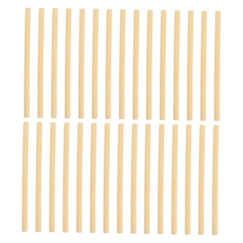 HAPINARY 100 Stück Holzstäbe Naturbelassen Robust für DIY Handwerk Tapisserie Holzstäbe Bastelzubehör Langlebig Belastbar für Kreative Dekorationen HAPINARY 100 Stück Holzstäbe Naturbelassen Robust für DIY Handwerk Tapisserie Holzstäbe Bastelzubehör Langlebig Belastbar für Kreative Dekorationen von HAPINARY
