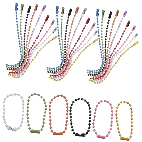 HAPINARY 100 Stück Kugelperlenketten Schlüsselanhänger Weihnachtsbaum Anhängerketten Anhängerketten Kugelketten Für Schmuck Kugelketten Schlüsselanhänger Kleine Kette Dekorative HAPINARY 100 Stück Kugelperlenketten Schlüsselanhänger Weihnachtsbaum Anhängerketten Anhängerketten Kugelketten Für Schmuck Kugelketten Schlüsselanhänger Kleine Kette Dekorative von HAPINARY