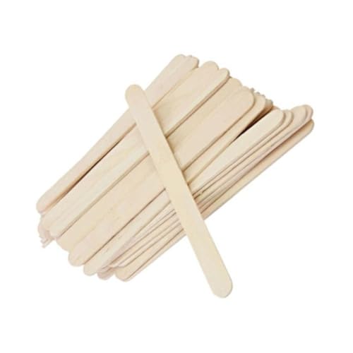 HAPINARY 100 Stück Natürliche Holzstäbchen Unbehandelte Eisstiele für DIY Basteln Geruchsneutral Glatt Umweltfreundlich für Schulprojekte Party und Gruppenaktivitäten HAPINARY 100 Stück Natürliche Holzstäbchen Unbehandelte Eisstiele für DIY Basteln Geruchsneutral Glatt Umweltfreundlich für Schulprojekte Party und Gruppenaktivitäten von HAPINARY