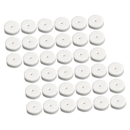 HAPINARY 100 Stück Ohrstecker Pads, Schaumstoff Kissenschutz, Rückenstützpolster, Ohrring Rückenpolster, Schaumstoff, Ohrmutter Unterstützung, Rundes Ohrring Pad, Ohrring von HAPINARY