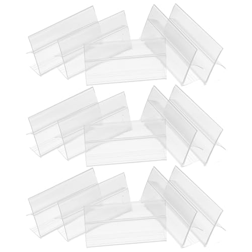 HAPINARY 100 Stück Regal-label-halter aus Klarem Kunststoff Wiederverwendbare Preisschild-klammern für Supermarkt-etiketten Flexible Regal-clip-halter für Effiziente Artikel HAPINARY 100 Stück Regal-label-halter aus Klarem Kunststoff Wiederverwendbare Preisschild-klammern für Supermarkt-etiketten Flexible Regal-clip-halter für Effiziente Artikel von HAPINARY