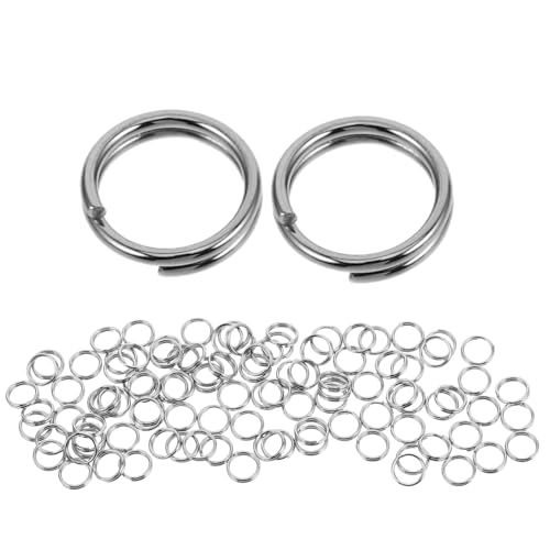 HAPINARY 100 Stück Schlüsselringe für DIY Schlüsselanhänger Rostfrei und Langlebig für Schmuckherstellung und Bastelprojekte Vielseitig Einsetzbar HAPINARY 100 Stück Schlüsselringe für DIY Schlüsselanhänger Rostfrei und Langlebig für Schmuckherstellung und Bastelprojekte Vielseitig Einsetzbar von HAPINARY