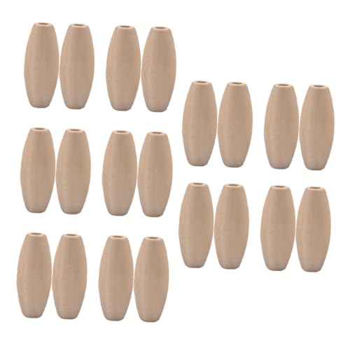 HAPINARY 100 Stück Teiliges Holzperlen Oval mit Bohrung Glatte Oberfläche Langlebig DIY Schmuckperlen zum Auffädeln für Armbänder Dekoration und Bastelprojekte HAPINARY 100 Stück Teiliges Holzperlen Oval mit Bohrung Glatte Oberfläche Langlebig DIY Schmuckperlen zum Auffädeln für Armbänder Dekoration und Bastelprojekte von HAPINARY