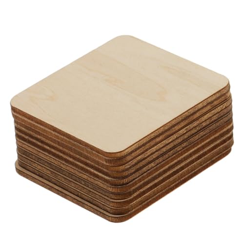 HAPINARY 100 Stück Unbehandelte Holzquadratplatten für Bastelprojekte Natürliche Holzscheiben Sicher für Kreative DIY Dekorationen für Malen und Handarbeit HAPINARY 100 Stück Unbehandelte Holzquadratplatten für Bastelprojekte Natürliche Holzscheiben Sicher für Kreative DIY Dekorationen für Malen und Handarbeit von HAPINARY