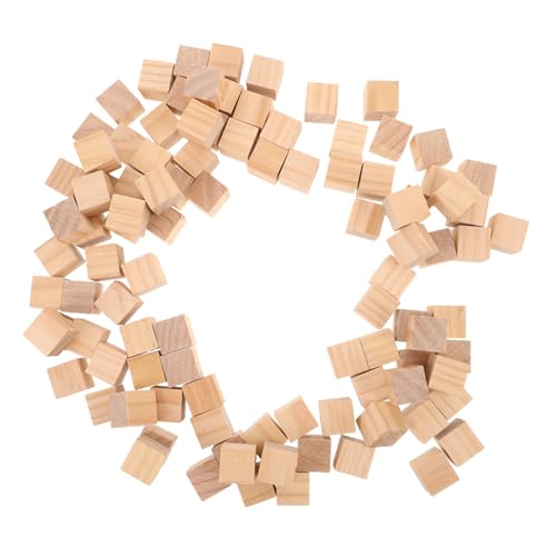 HAPINARY 100 Stück Unfertige Holzwürfel Natürliche Quadratische Holzblöcke zum Bauen Stapeln DIY Bastelmaterial für Bildung Handwerk Zuhause Schule Büro HAPINARY 100 Stück Unfertige Holzwürfel Natürliche Quadratische Holzblöcke zum Bauen Stapeln DIY Bastelmaterial für Bildung Handwerk Zuhause Schule Büro von HAPINARY