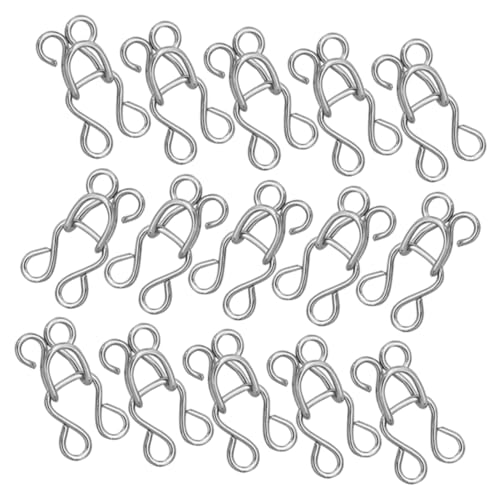 HAPINARY 100 Stück Unsichtbarer Hakenverschluss, Knebelverschluss Für Kleidung, Haken, Pulloververschluss, Nähhaken, Haken Und Öse, Chinesische Froschverschlüsse, Nähzubehör, Bh HAPINARY 100 Stück Unsichtbarer Hakenverschluss, Knebelverschluss Für Kleidung, Haken, Pulloververschluss, Nähhaken, Haken Und Öse, Chinesische Froschverschlüsse, Nähzubehör, Bh von HAPINARY
