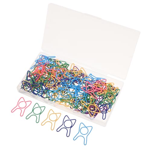 HAPINARY 100 Stück Zahnförmige Büroklammern Bunte Mini Binder Clips Vielseitig für Schule Büro Scrapbooking Planer Organisation Papierklammern Kompakte für Einfache Dokumentenverwaltung von HAPINARY