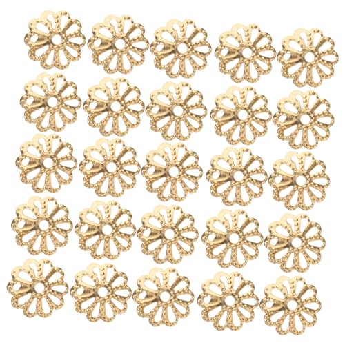 HAPINARY 1000 Stück Perlen Abstandshalter, Schmuckzubehör, Lose Charm Perlen, Abstandsperlen, Kappen, Perlen Endkappen, Schmuck, DIY Perlen, Armbandherstellung, Perlenkappen, DIY von HAPINARY