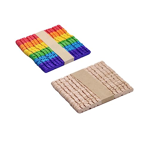 HAPINARY 100St Bastelstöcke aus Holz Mini-Sticks Eisstock Eishalter Sahnestift knallt bastelmaterial für bastelzeug für Holzstäbchen für Bunte Holzstäbchen Hölzern HAPINARY 100St Bastelstöcke aus Holz Mini-Sticks Eisstock Eishalter Sahnestift knallt bastelmaterial für bastelzeug für Holzstäbchen für Bunte Holzstäbchen Hölzern von HAPINARY