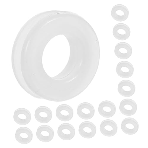 HAPINARY 100Stücke Ohrclip Pads Silikonfreiem Material Hypoallergen Runde Ohrringhalterungen für DIY Schmuck Rutschfeste Ohrringstützen für Ohrclips und Ohrstecker von HAPINARY