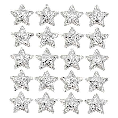 HAPINARY 100st Pentagramm-patch Goldener Paillettenstern Sternapplikationen Für Kleidung Filzsterne Zum Basteln Weihnachten Patch Zum Aufnähen Gepolsterte Sterne Weihnachtsaufkleber Stoff von HAPINARY