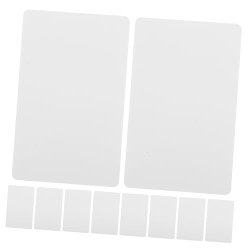 HAPINARY 10Stücke DIY Leere Mitgliedskarten aus Blanko Etiketten für Geschenkanhänger Id Karten und Handwerksprojekte Doppelseitig Bedruckbar für Hochzeiten und Besondere von HAPINARY