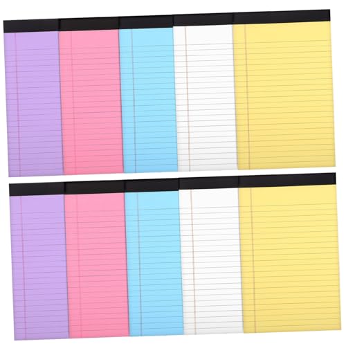 HAPINARY 10er Packung Farbige Notizblöcke Perforierte Notizhefte für Büro Zuhause Schreiben Zeichnen und Skizzieren Kein Durchbluten Praktische Motivierende Farben HAPINARY 10er Packung Farbige Notizblöcke Perforierte Notizhefte für Büro Zuhause Schreiben Zeichnen und Skizzieren Kein Durchbluten Praktische Motivierende Farben von HAPINARY