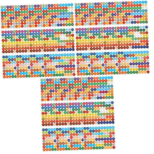 HAPINARY 12 Sets Flaschenverschluss Etikettenaufkleber, Aufkleber Für Flaschenverschlüsse Mit Ätherischen Ölen, Deckelaufkleber, Runde Aufkleber, Aufkleberetiketten, Aufkleber Für von HAPINARY