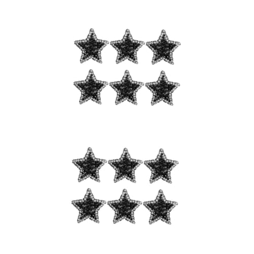 HAPINARY 12 Stck. Teiliges Kreativer Sternförmiger Patches mit Perlen Design für DIY Kleidung zum Reparieren und Dekorieren von Taschen Schuhen HAPINARY 12 Stck. Teiliges Kreativer Sternförmiger Patches mit Perlen Design für DIY Kleidung zum Reparieren und Dekorieren von Taschen Schuhen von HAPINARY