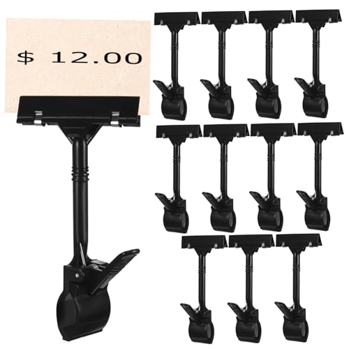 HAPINARY 12 Stk Clip Für Produktschilder Aus Kunststoff Tischnummernhalter Schilder Für Kleiderständer Schildhalter Für Den Einzelhandel Clips Für Preisetiketten Zeichenclip Markt Plastik HAPINARY 12 Stk Clip Für Produktschilder Aus Kunststoff Tischnummernhalter Schilder Für Kleiderständer Schildhalter Für Den Einzelhandel Clips Für Preisetiketten Zeichenclip Markt Plastik von HAPINARY
