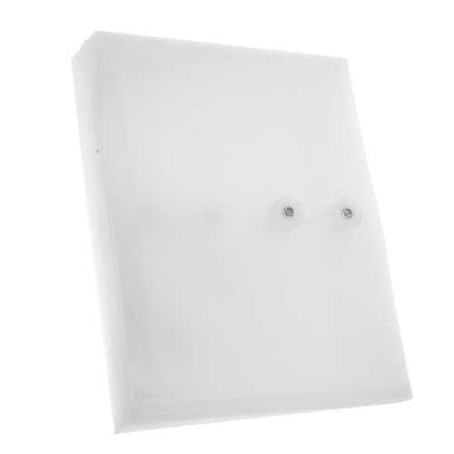 HAPINARY 12 Stück Aktenhalter Mit Seilwicklung, Knopf Aktenordner, Praktische Aktentaschen, Transparente Aktenordner, Büro Aktenordner, Quittungs Organizer Tasche, Aktenordner Organizer, von HAPINARY