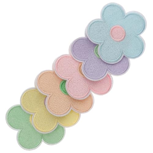 HAPINARY 12 Stück Blumen Stickerei Patches, Austauschbare Bügelflicken, Stickmuster, Applikationen Für Kleidung, Stickerei Aufnäher Zum Aufbügeln, Applikationsflicken, Kleidungszubehör, von HAPINARY