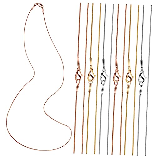 HAPINARY 12 Stück Ketten mit Karabinerverschlüssen Diy Ketten für Schmuckherstellung für Persönliche Kreationen für und Anlässe HAPINARY 12 Stück Ketten mit Karabinerverschlüssen Diy Ketten für Schmuckherstellung für Persönliche Kreationen für und Anlässe von HAPINARY