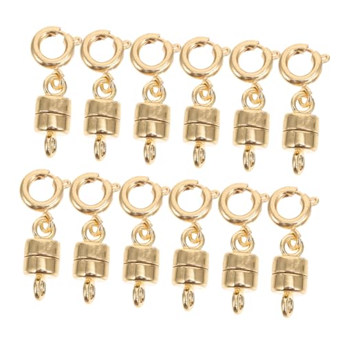 HAPINARY 12 Stück Magnetischer Schmuckverschluss Kettenverlängerer für Halsketten Armbänder Fußketten Vielseitiger Sicherer Magnetverschluss Einfaches An Ablegen für Damen und Herren HAPINARY 12 Stück Magnetischer Schmuckverschluss Kettenverlängerer für Halsketten Armbänder Fußketten Vielseitiger Sicherer Magnetverschluss Einfaches An Ablegen für Damen und Herren von HAPINARY