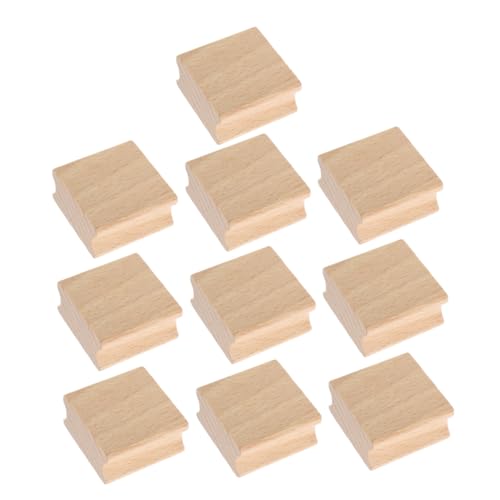 HAPINARY 12 Stück Teiliges Quadratische Holzstempelblöcke Massivem Buchenholz mit Rillen Stabile Blanko Siegel zum Schnitzen für Diy Stempelherstellung Geeignet für Papier Stoff und Leder HAPINARY 12 Stück Teiliges Quadratische Holzstempelblöcke Massivem Buchenholz mit Rillen Stabile Blanko Siegel zum Schnitzen für Diy Stempelherstellung Geeignet für Papier Stoff und Leder von HAPINARY
