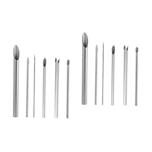 HAPINARY 12 Teiliges Stanzwerkzeug, Ton Modellierwerkzeuge, Rundes Keramik Herstellungswerkzeug, Locher Aus Polymer Ton, Bastellocher, Ton Modellierwerkzeug, Töpfer Locher, Runde Backform von HAPINARY