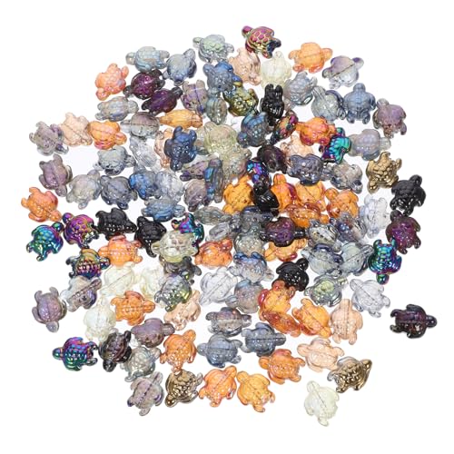 HAPINARY 120 Stück Bunte Kristallperlen, Schildkrötenperlen, Bastelperlen, Charms, Perlen, Glasperlen, Charms, Perlenschmuckherstellung, DIY Herstellung, Lose Perlen, Halskettenperlen, HAPINARY 120 Stück Bunte Kristallperlen, Schildkrötenperlen, Bastelperlen, Charms, Perlen, Glasperlen, Charms, Perlenschmuckherstellung, DIY Herstellung, Lose Perlen, Halskettenperlen, von HAPINARY