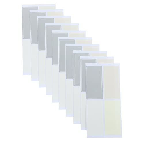 HAPINARY 120 Stück Farbige Etikettenaufkleber, Aufkleberlaschen, Namensschild Etiketten, Farbige Klebeetiketten, Selbstklebende Etiketten, Mehrzweck Etikettenaufkleber, Namensschild von HAPINARY