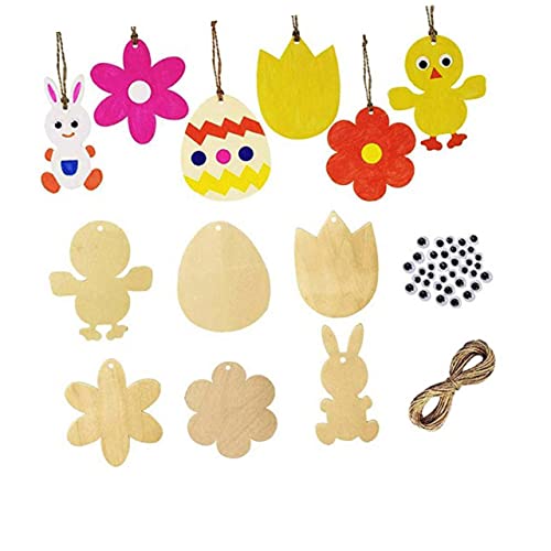 HAPINARY 120 Stück Holzscheiben Pendants für Kreative DIY Projekte für Ostern Bastelideen Unbehandelte Holzstücke Vielseitig Einsetzbar Geeignet für Familie HAPINARY 120 Stück Holzscheiben Pendants für Kreative DIY Projekte für Ostern Bastelideen Unbehandelte Holzstücke Vielseitig Einsetzbar Geeignet für Familie von HAPINARY