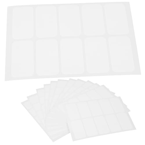HAPINARY 120 Stück Wäschemarkierungsaufkleber, Etiketten Für Kleidung, Kleidungsetiketten, Wäscheetiketten, Kleideretiketten, Namensbeschriftung Für Kleidung, Beschreibbare Etiketten Für von HAPINARY